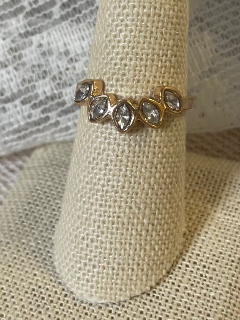 Marquise Stone Tiara Cluster Ring